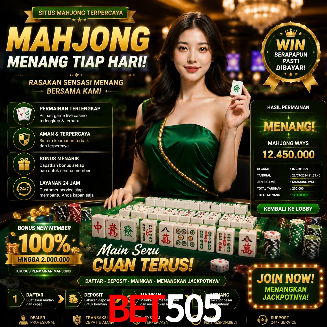 Cashback VIP bet505 - reembolso semanal